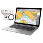 marine navigation software with GPS antenna